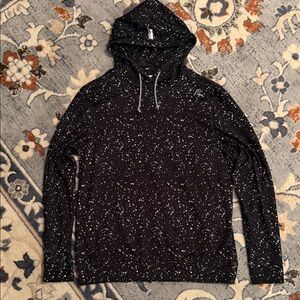 Rhoback Black and White Speckled Hoodie